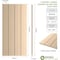 Ekena Millwork Rustic Four Board Joined Board-n-Batten Smooth Faux Wood Shutters w/No Batten, 22W x 80H, PR SHUBJN22X80SMPR - alternate 6